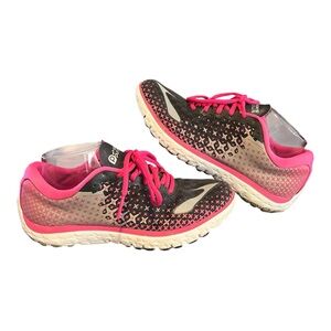 Brooks PureFlow 5 Womens sz 8.5  1202071B688 Trail Running Shoe Black / Pink